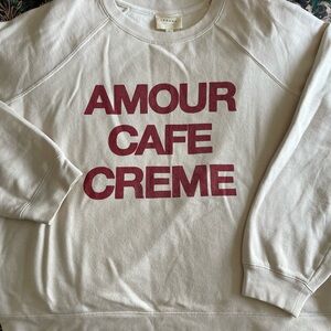 Sezane Cream Sweater M